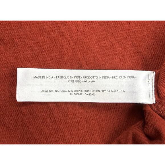 Ariat Rebar Pullover Womens XL Rosewood Red 1/4 Zip Work Utility Sweatshirt - Picture 11 of 13